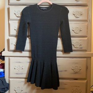 Olivaceous Black Mini Dress